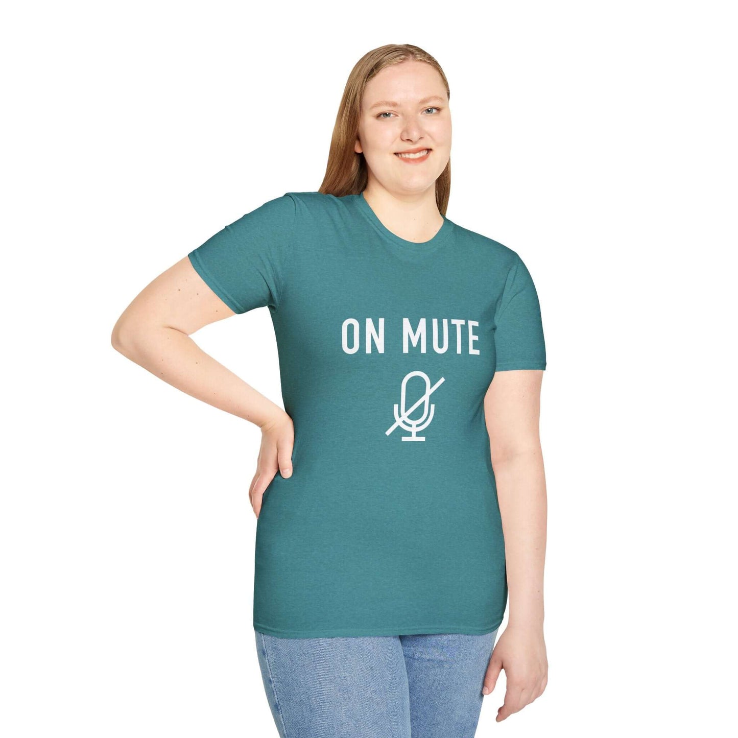 On Mute Unisex Softstyle T-Shirt