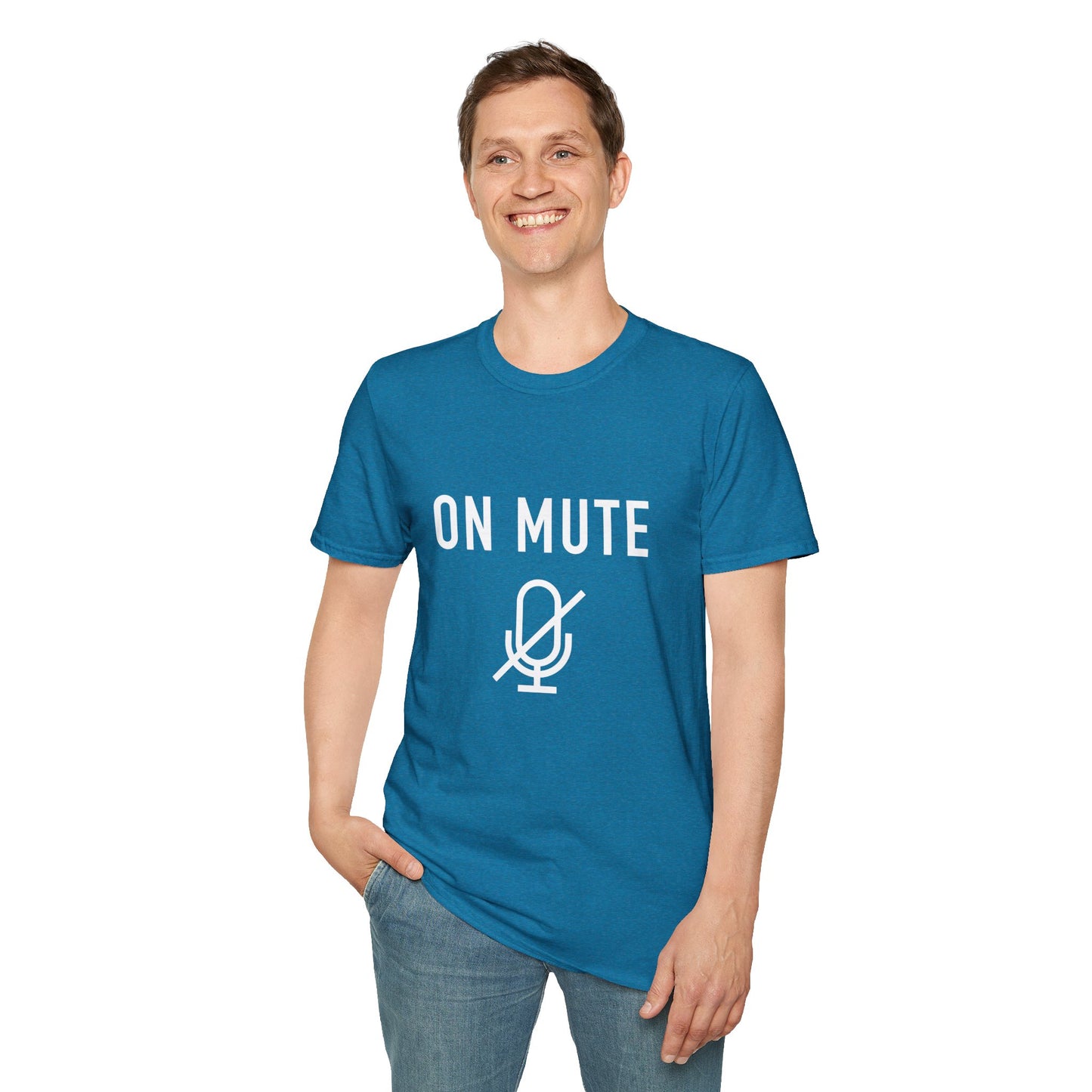 On Mute Unisex Softstyle T-Shirt