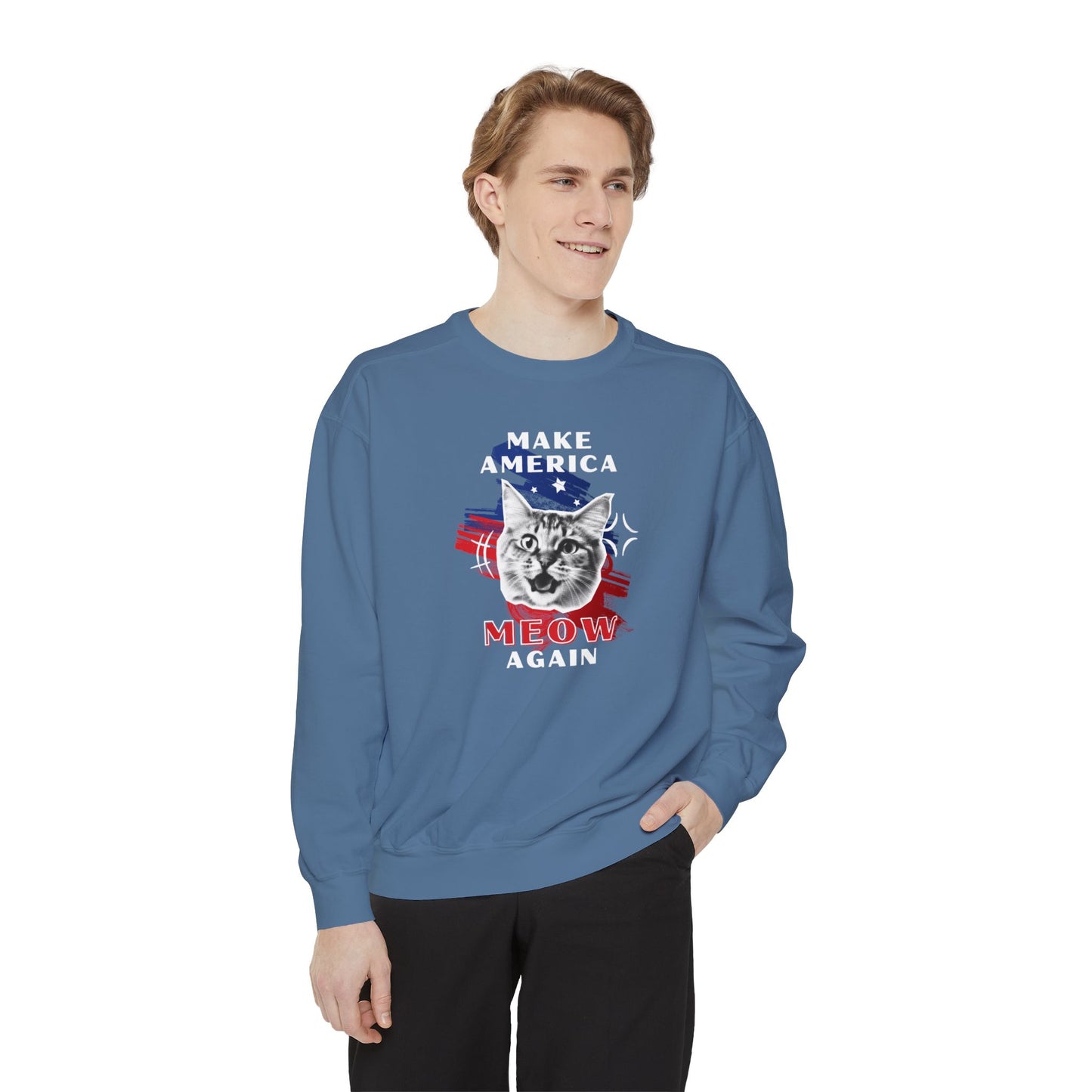 Make America Meow Again Political Meme Sweatshirt