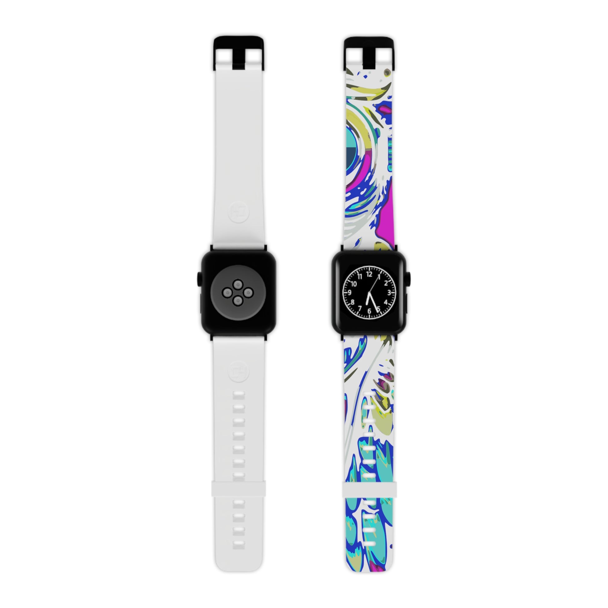 Cyberpunk Owl Watch Band for Apple Watch (White)