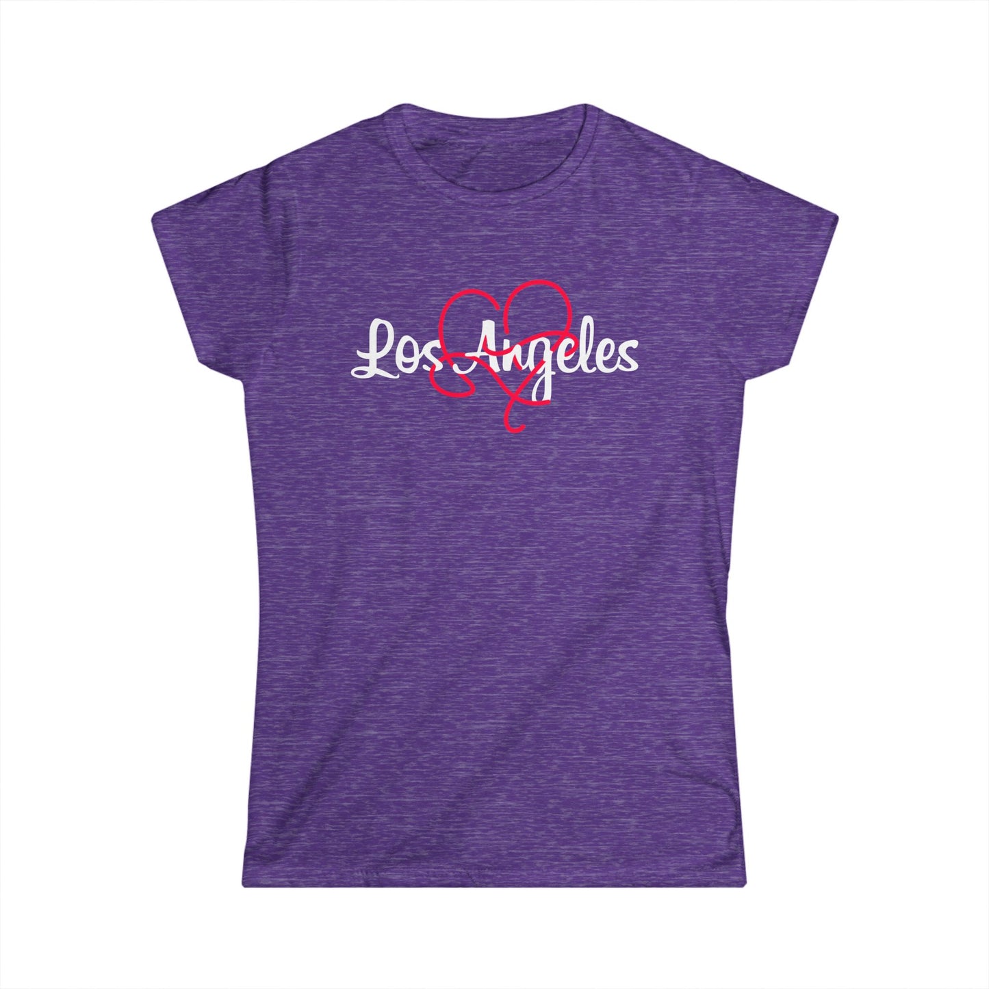 Los Angeles Heart Women's Tee | Stylish LA Shirt, Casual Wear, Gift for Her, Travel Apparel, California Love
