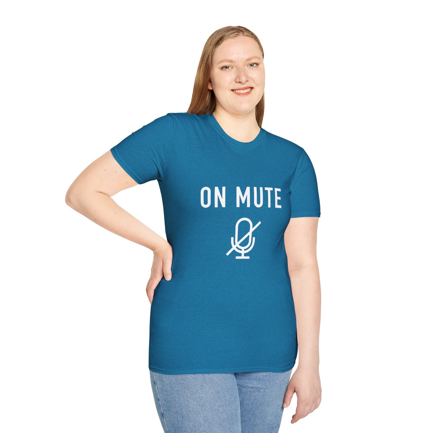 On Mute Unisex Softstyle T-Shirt