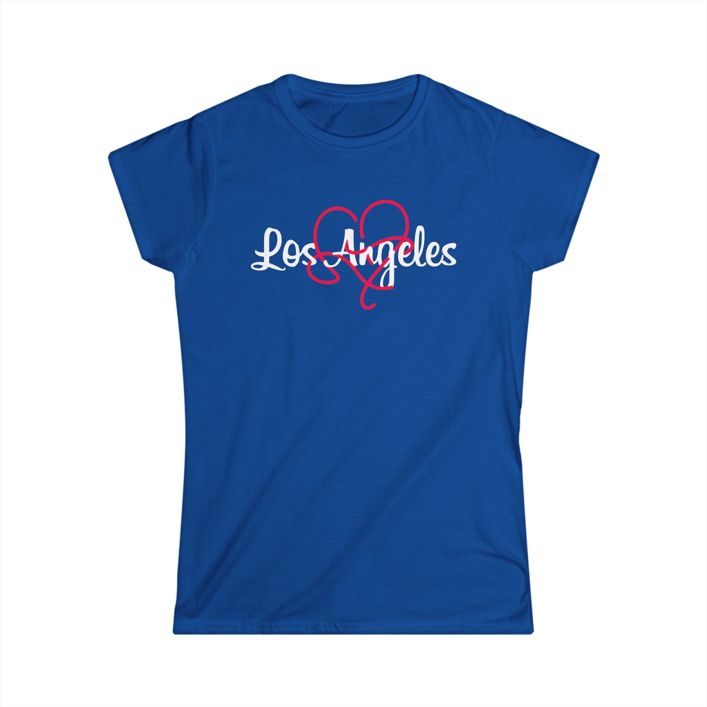 Los Angeles Heart Women's Tee | Stylish LA Shirt, Casual Wear, Gift for Her, Travel Apparel, California Love