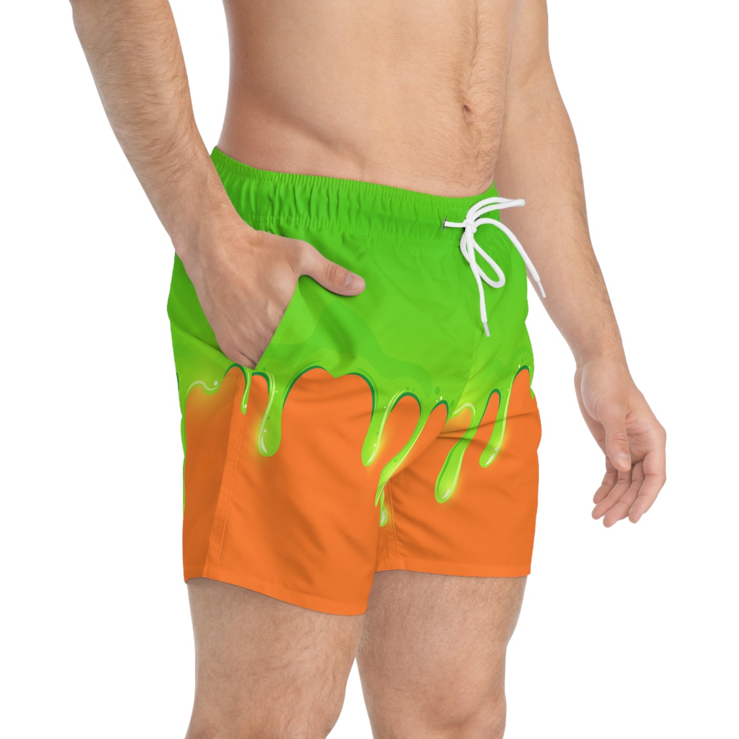 Green Slime Swim Trunks