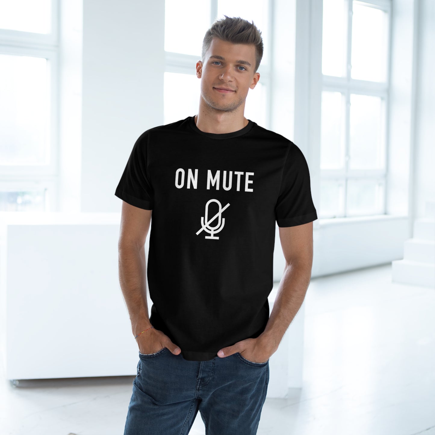 On Mute Unisex Deluxe T-shirt