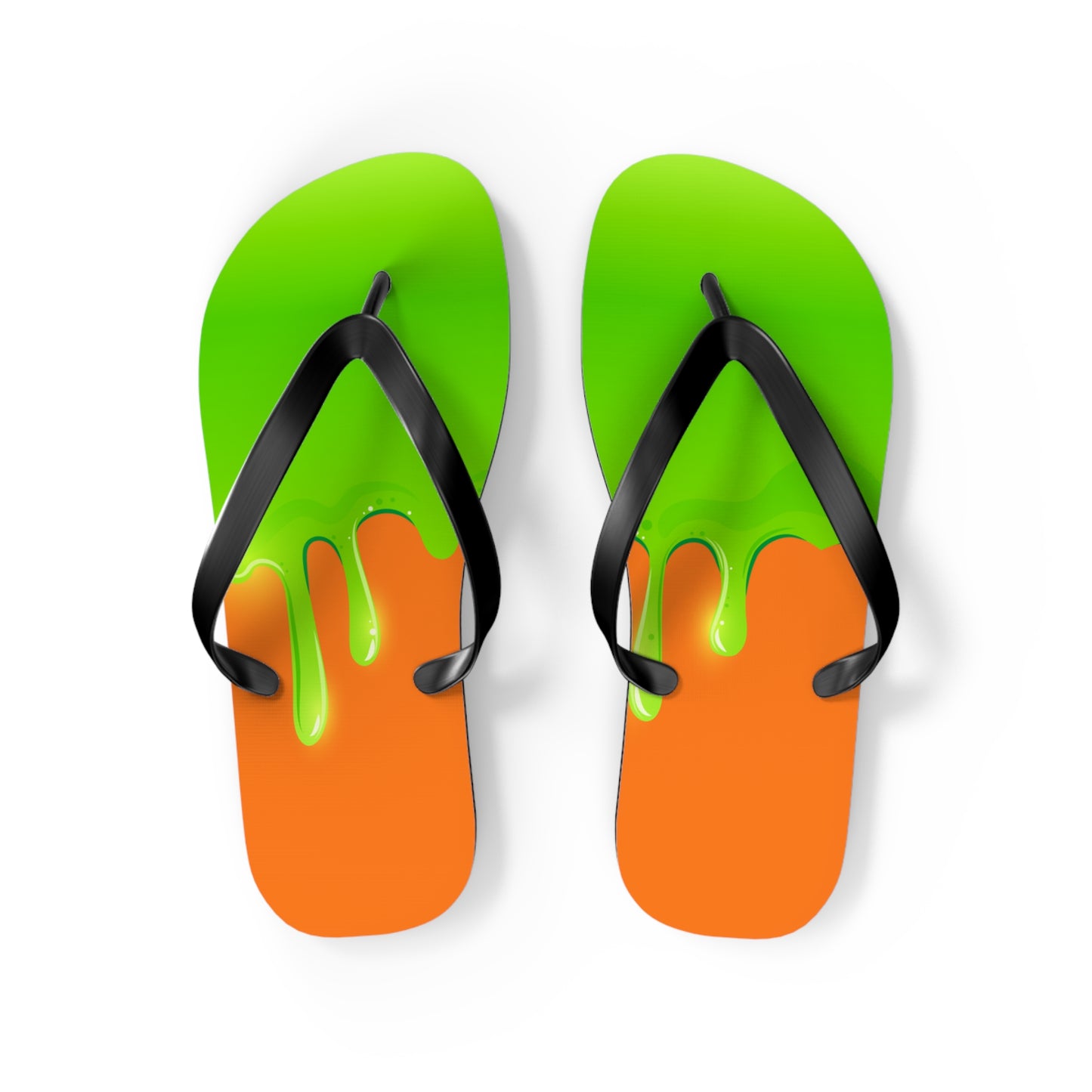 Green Slime Flip Flops