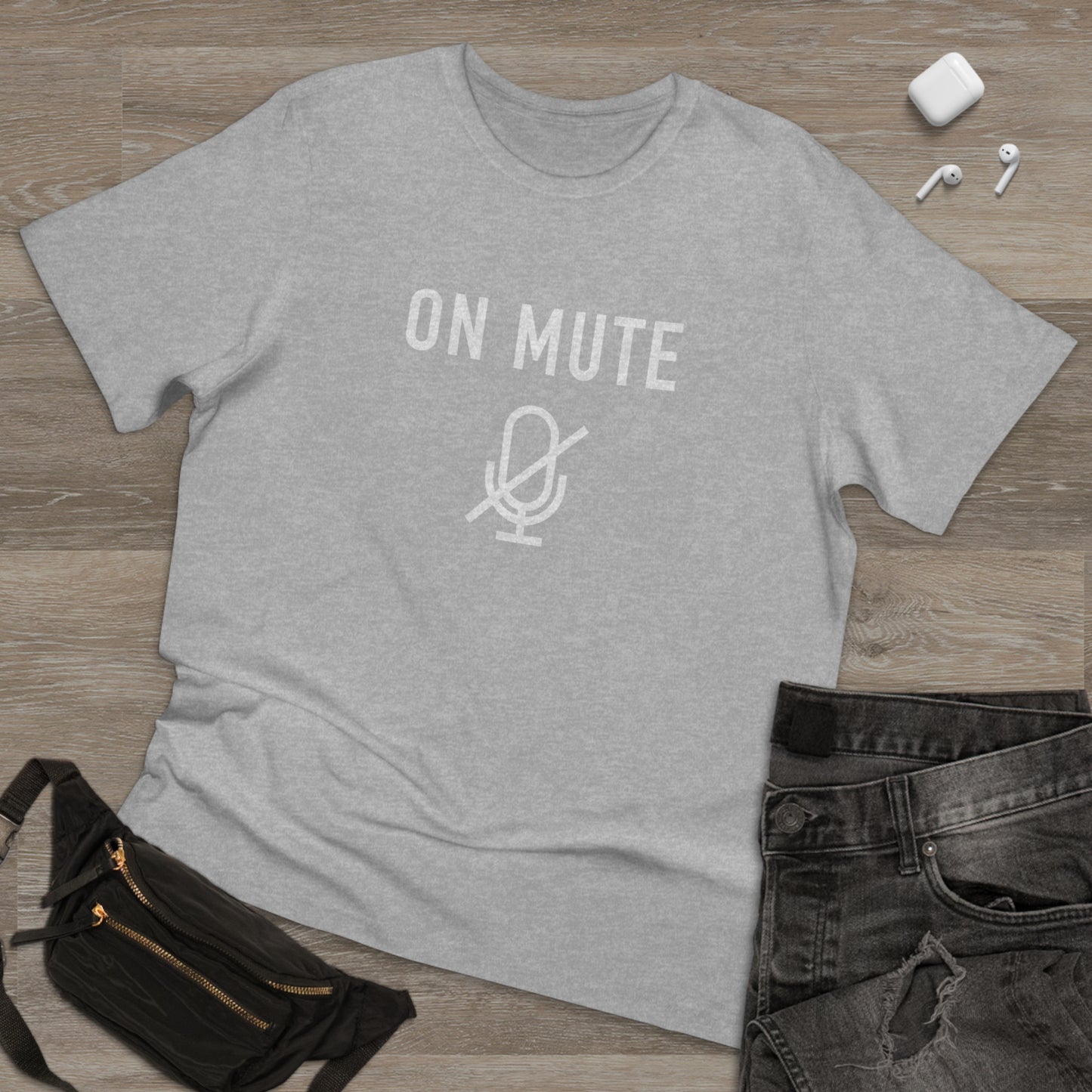 On Mute Unisex Deluxe T-shirt