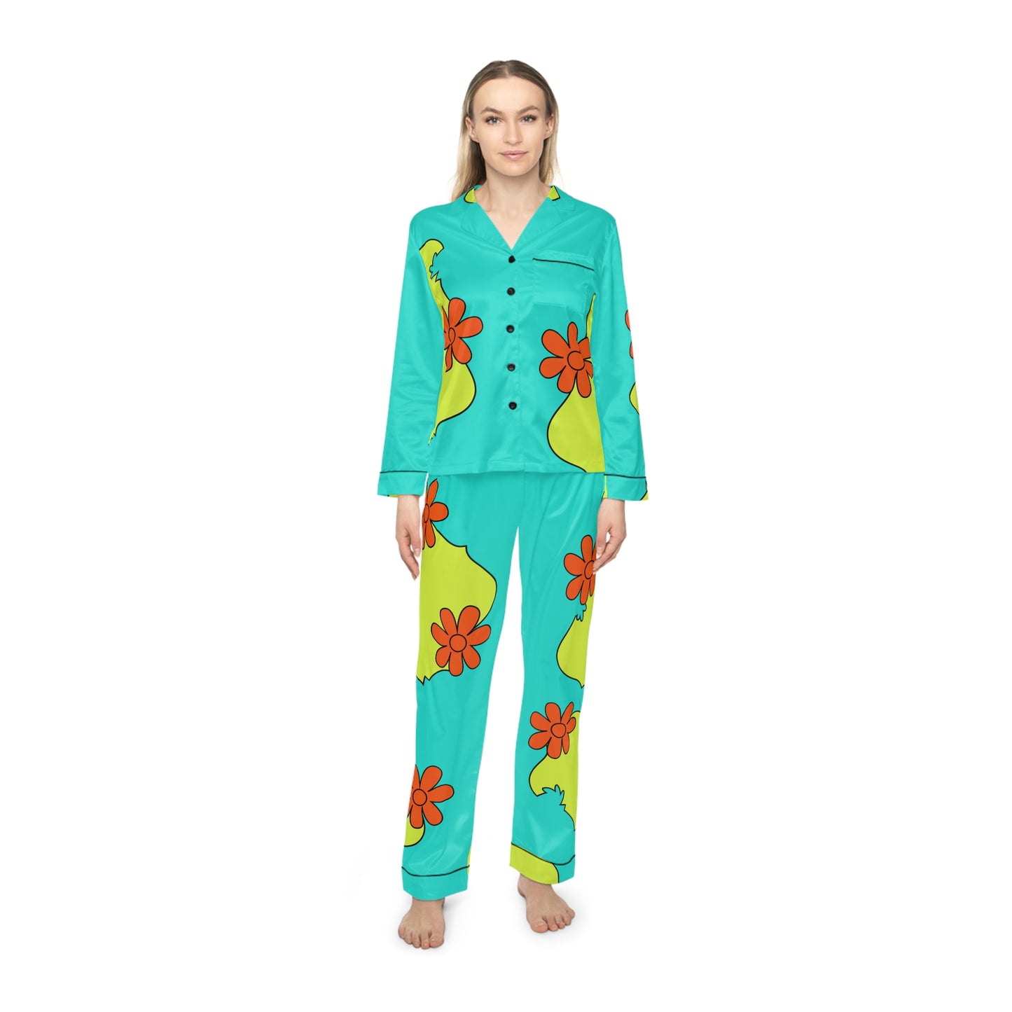 Groovy Women's Satin Pajamas