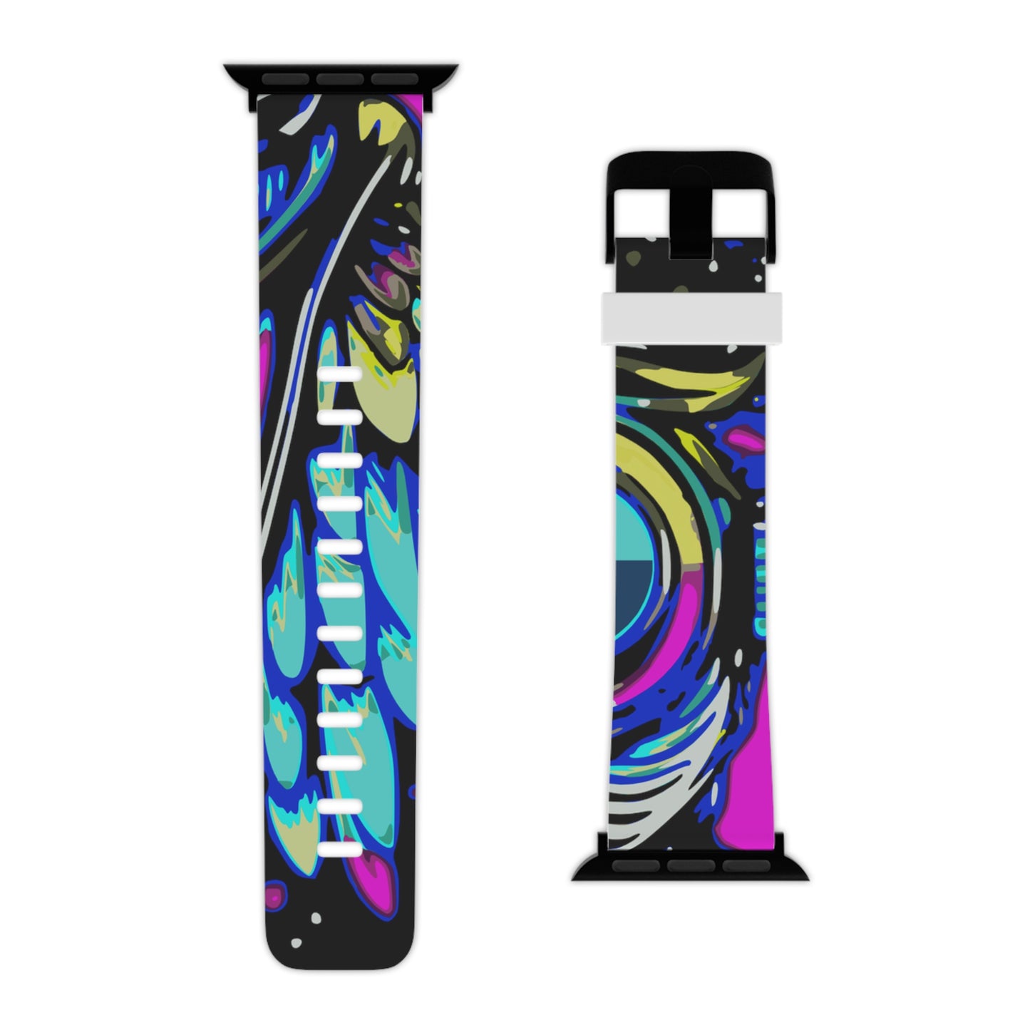 Cyberpunk Owl Watch Band for Apple Watch (Black)