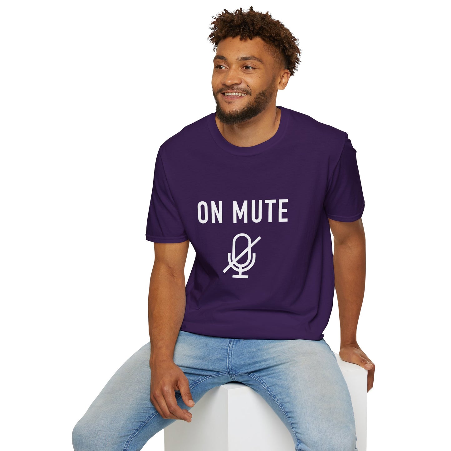 On Mute Unisex Softstyle T-Shirt