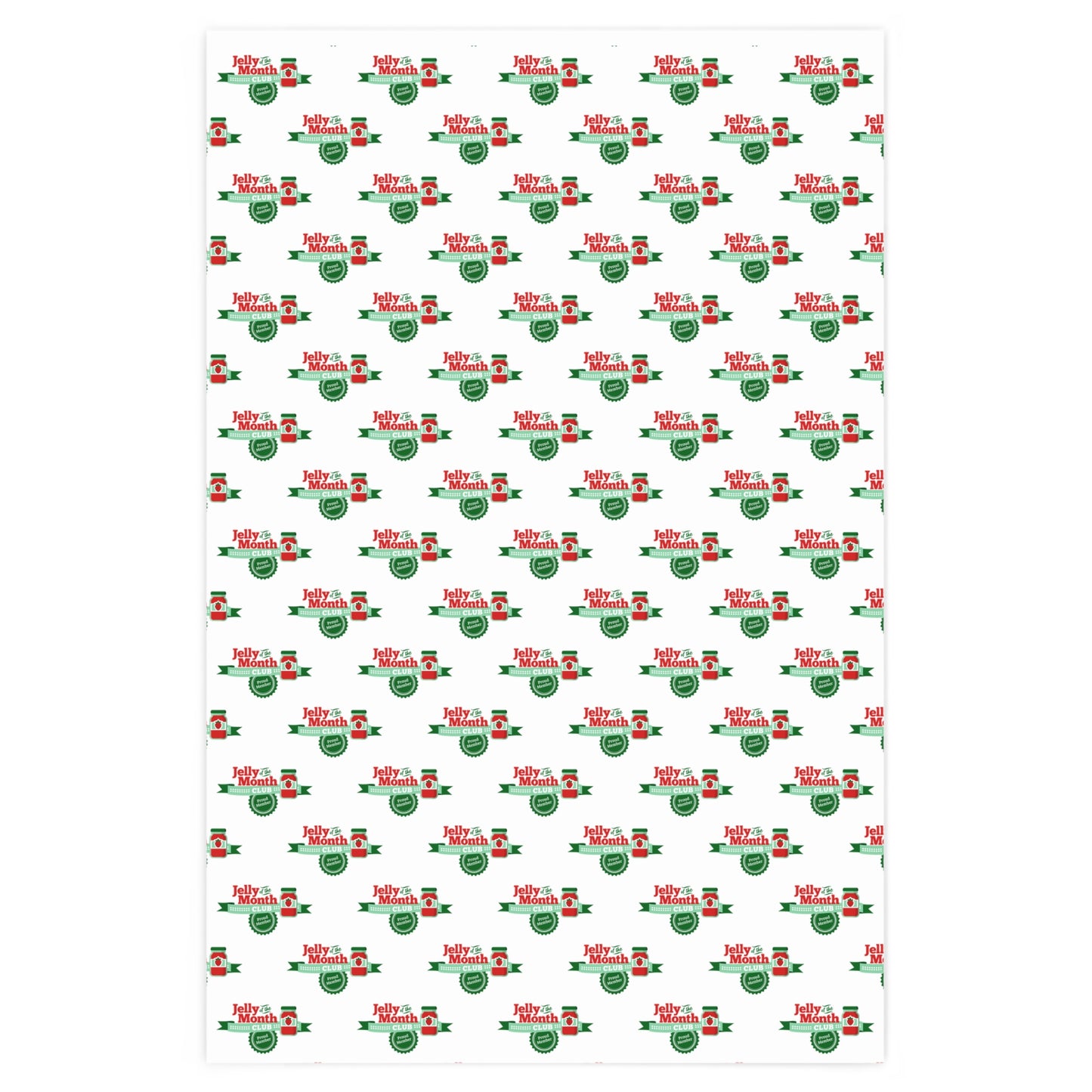 Christmas Jelly of the Month Club Wrapping Paper