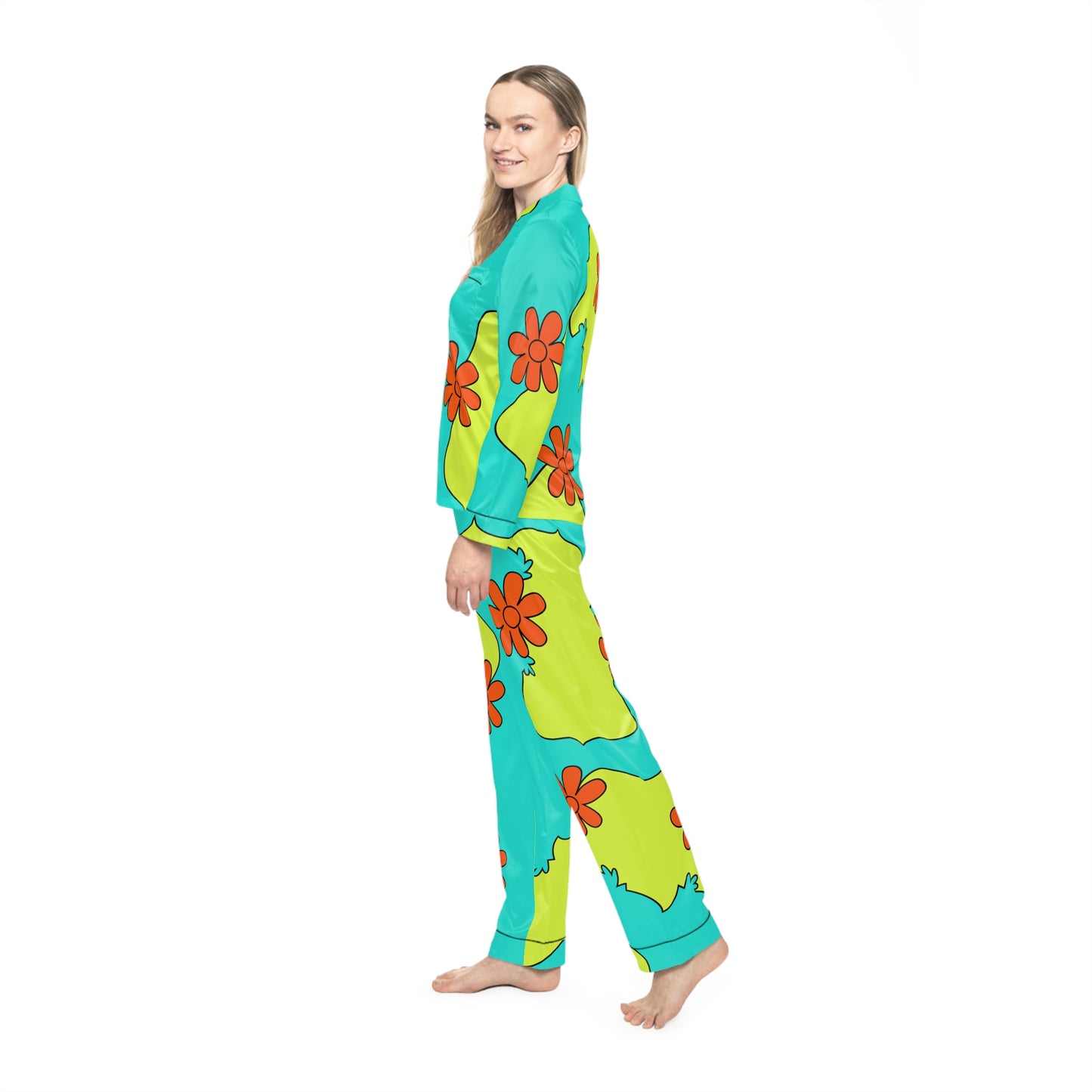 Groovy Women's Satin Pajamas