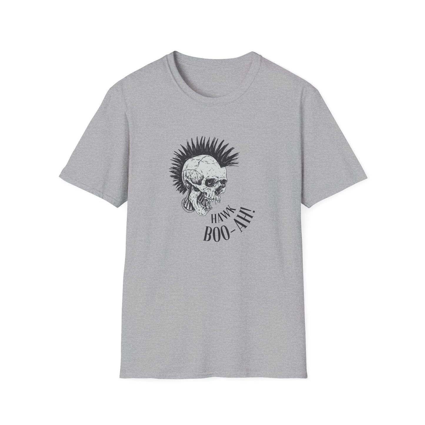 Hawk Boo-Ah! Punk Skull Unisex Softstyle T-Shirt
