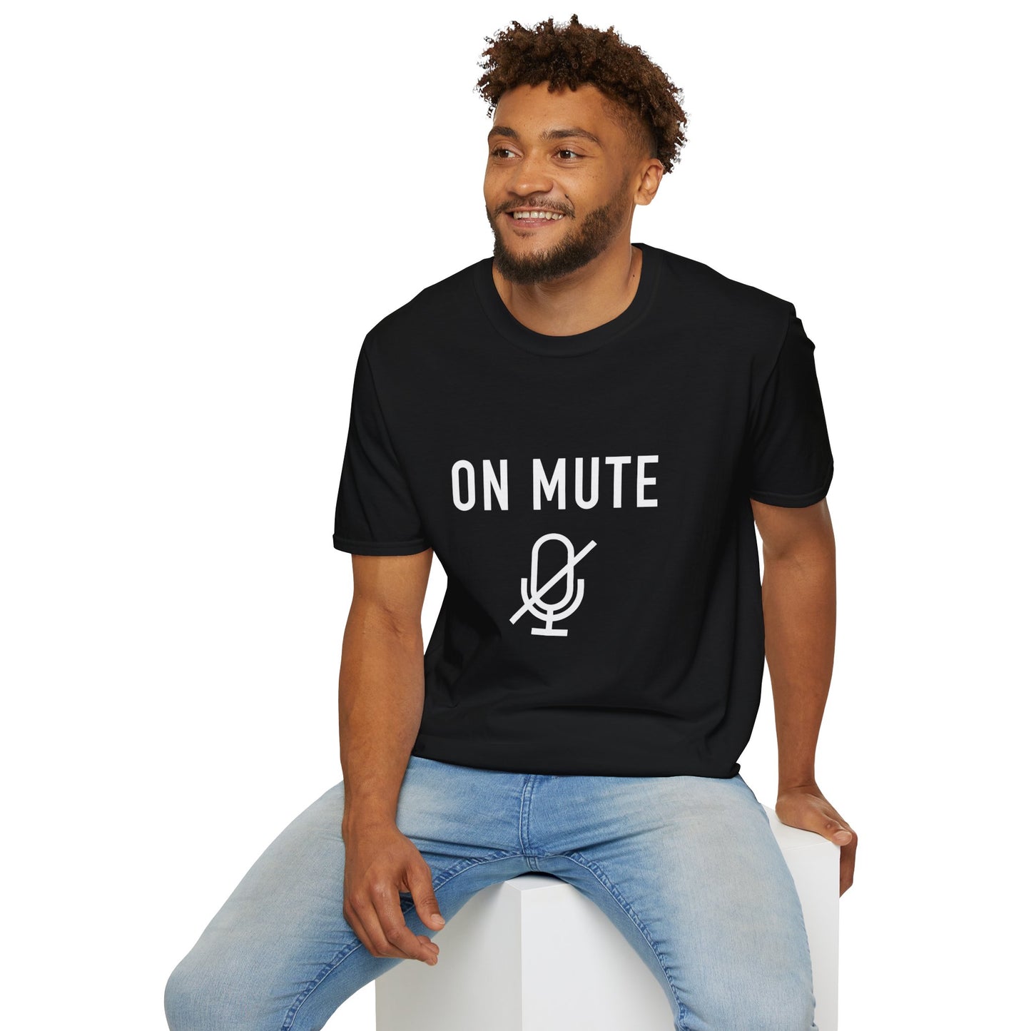 On Mute Unisex Softstyle T-Shirt