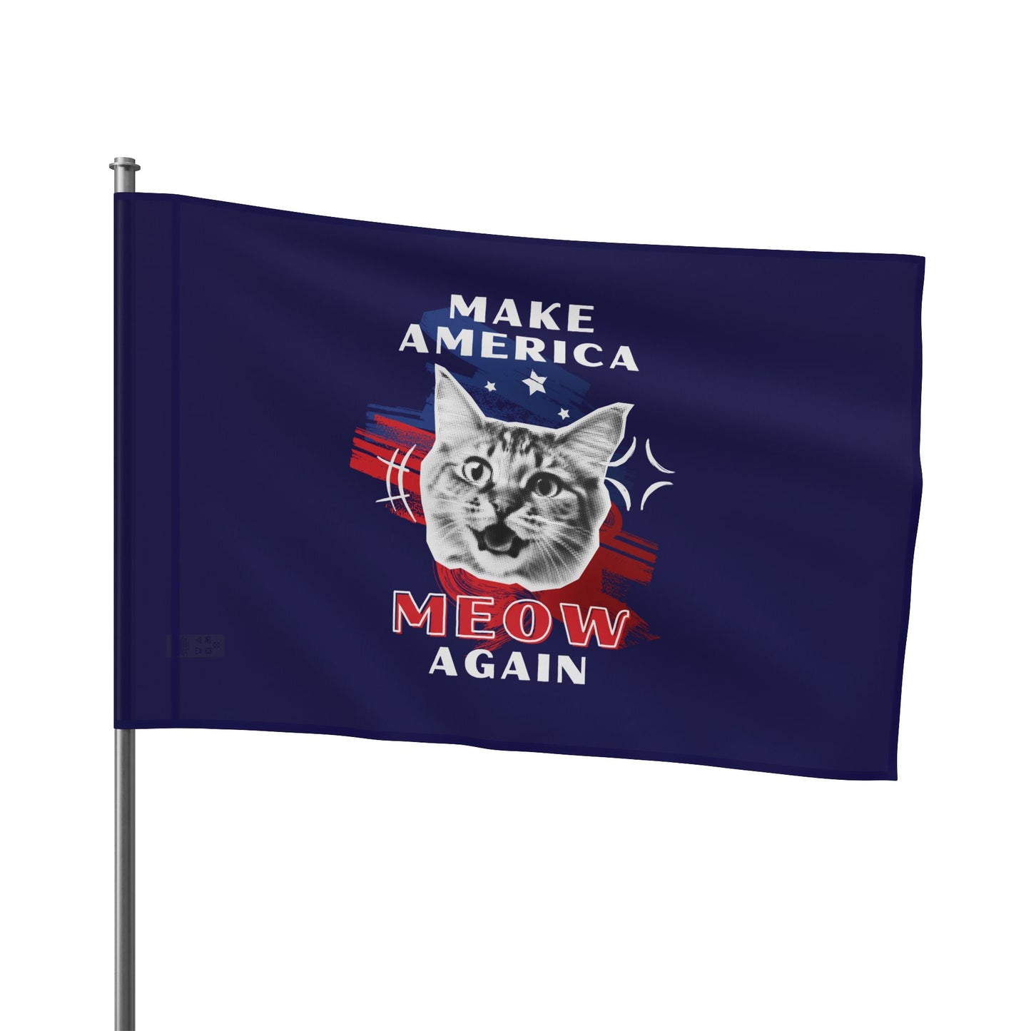 Make America Meow Again Political Meme Flag