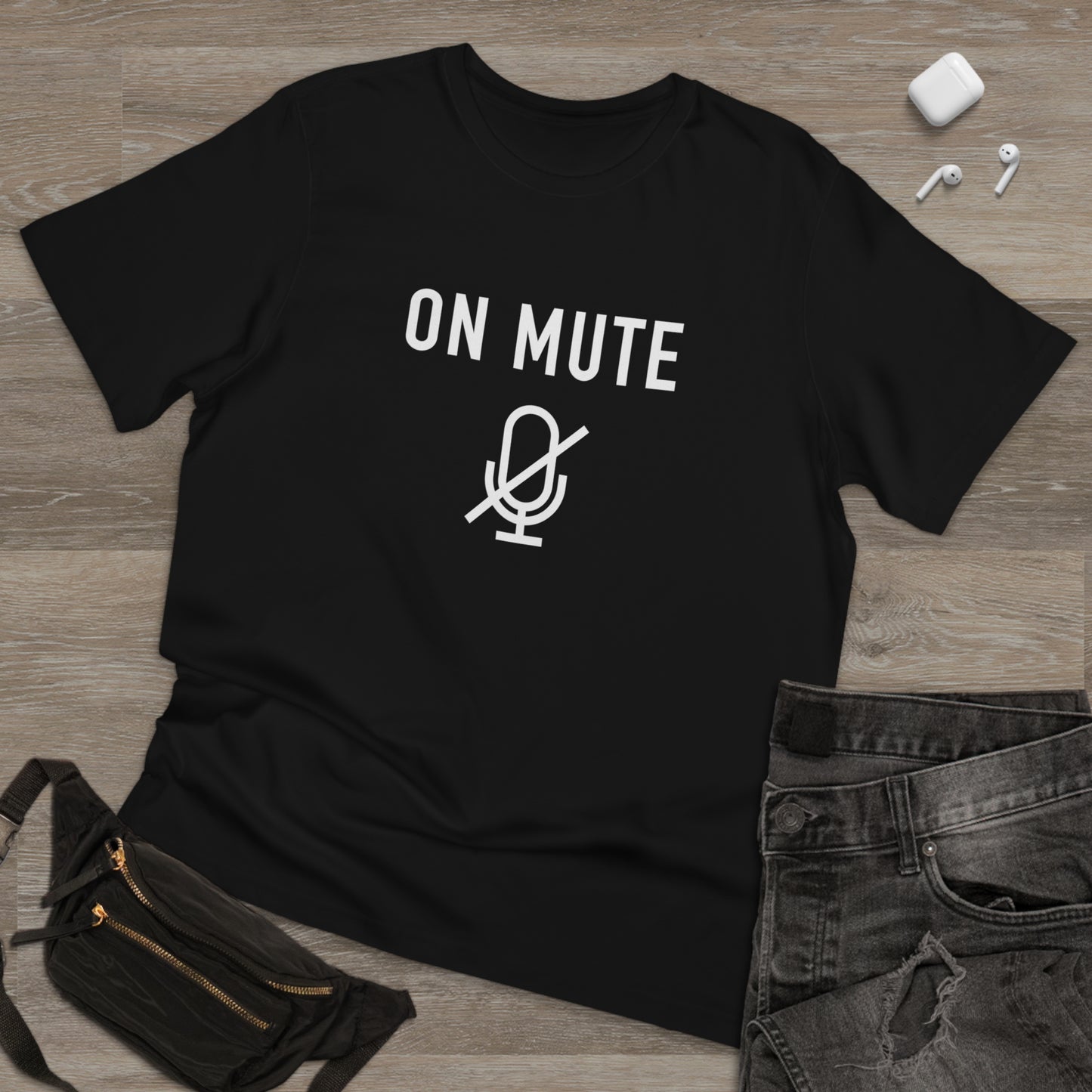 On Mute Unisex Deluxe T-shirt