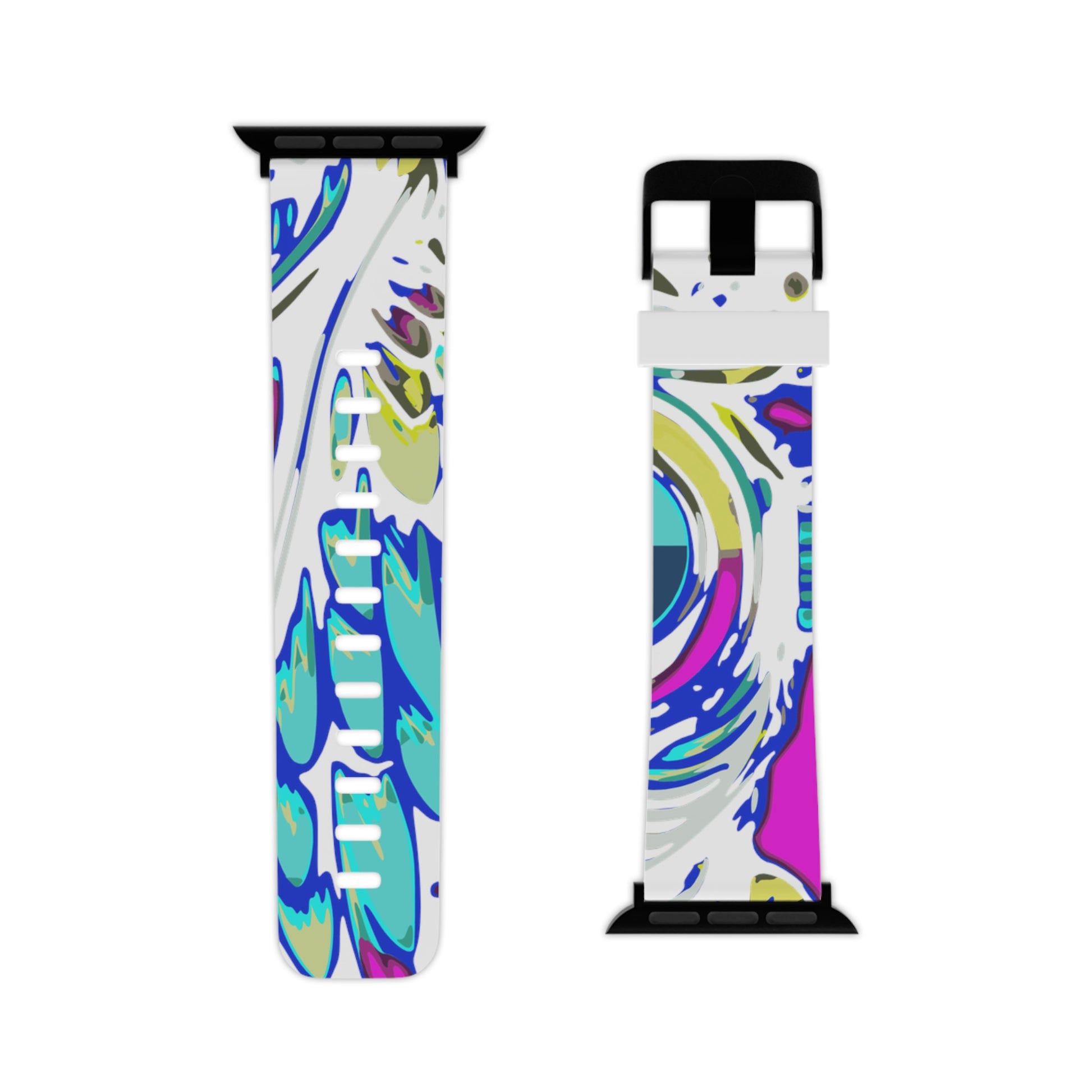 Cyberpunk Owl Watch Band for Apple Watch (White)