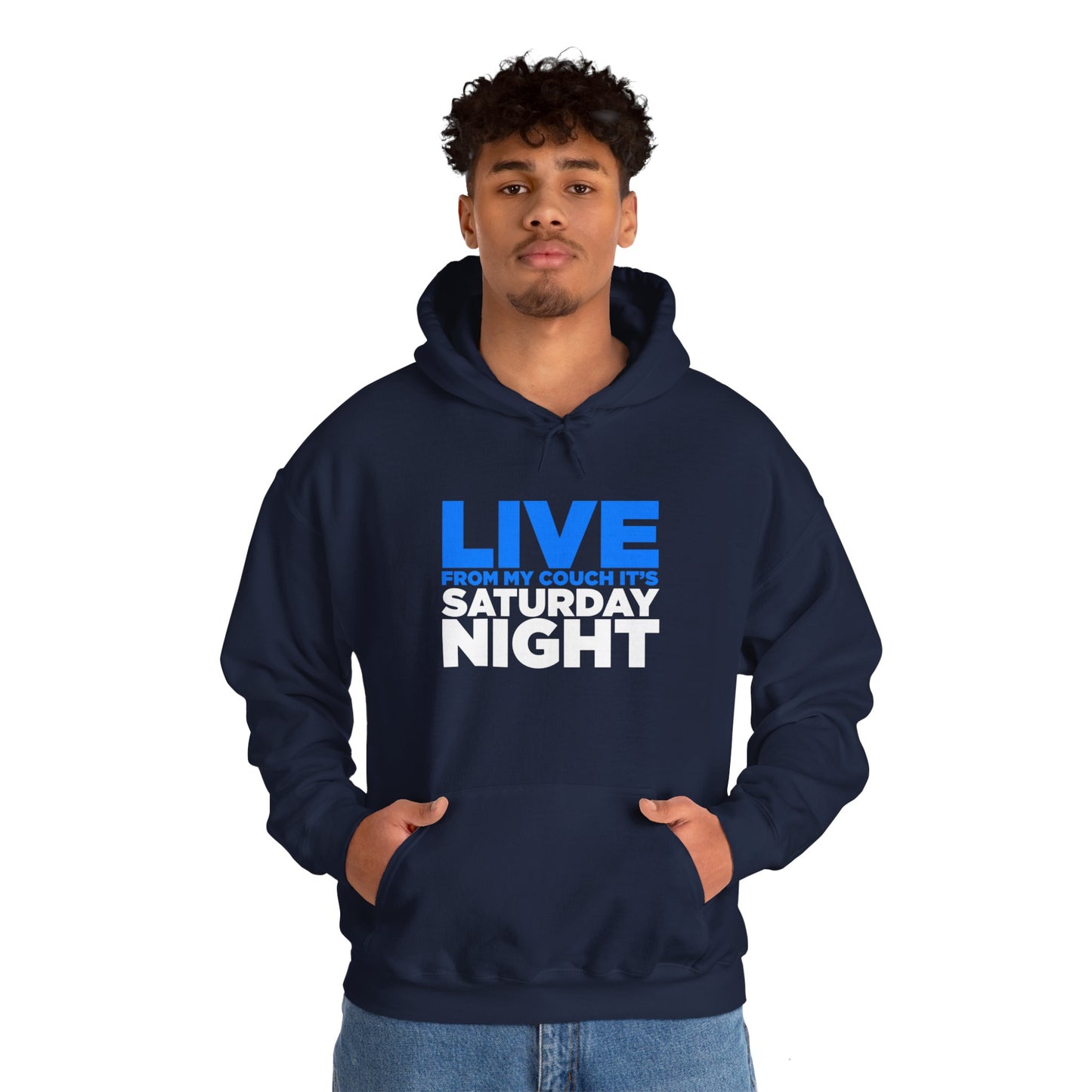 Live From My Couch Unisex Heavy Blend™ Hooded Sweatshirt