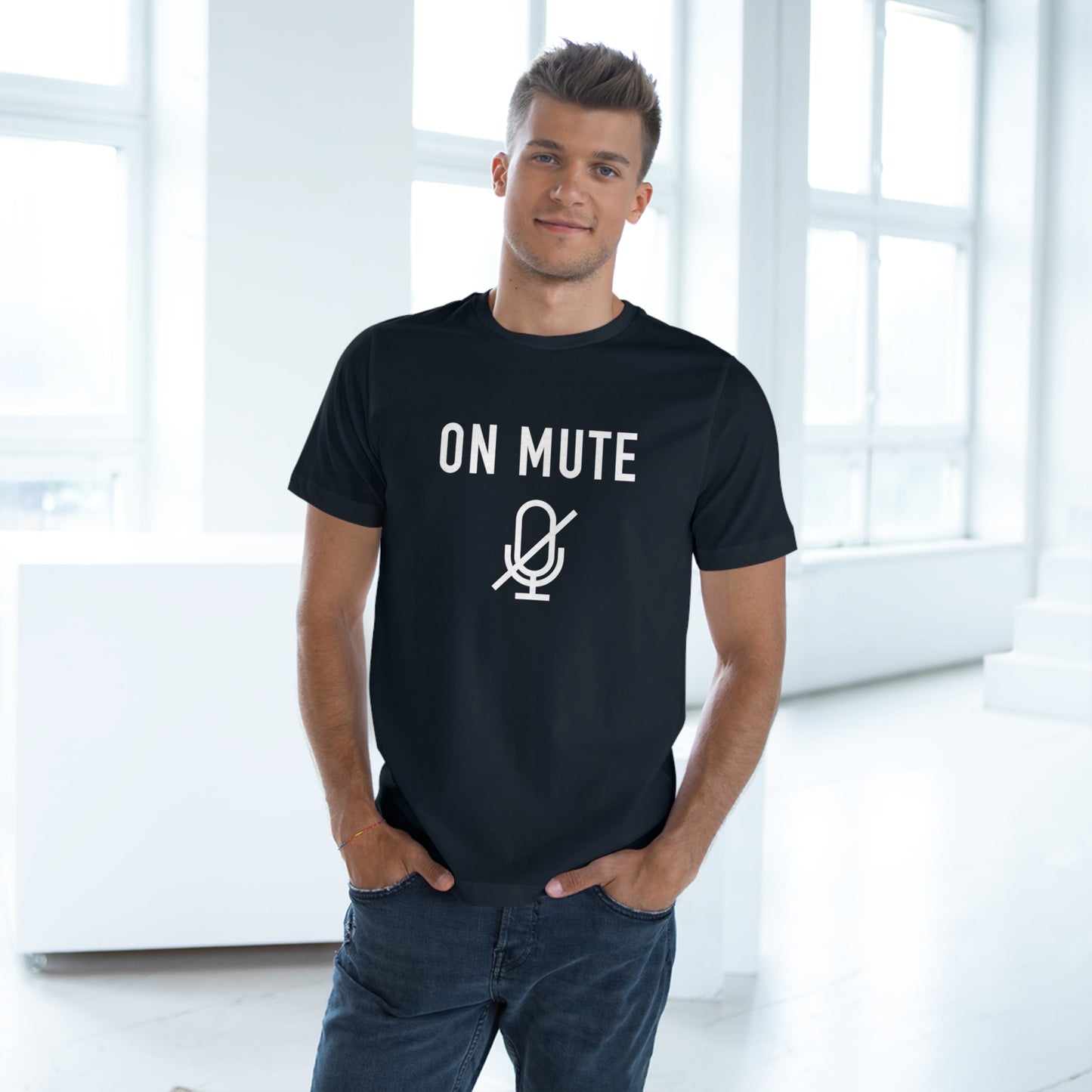 On Mute Unisex Deluxe T-shirt