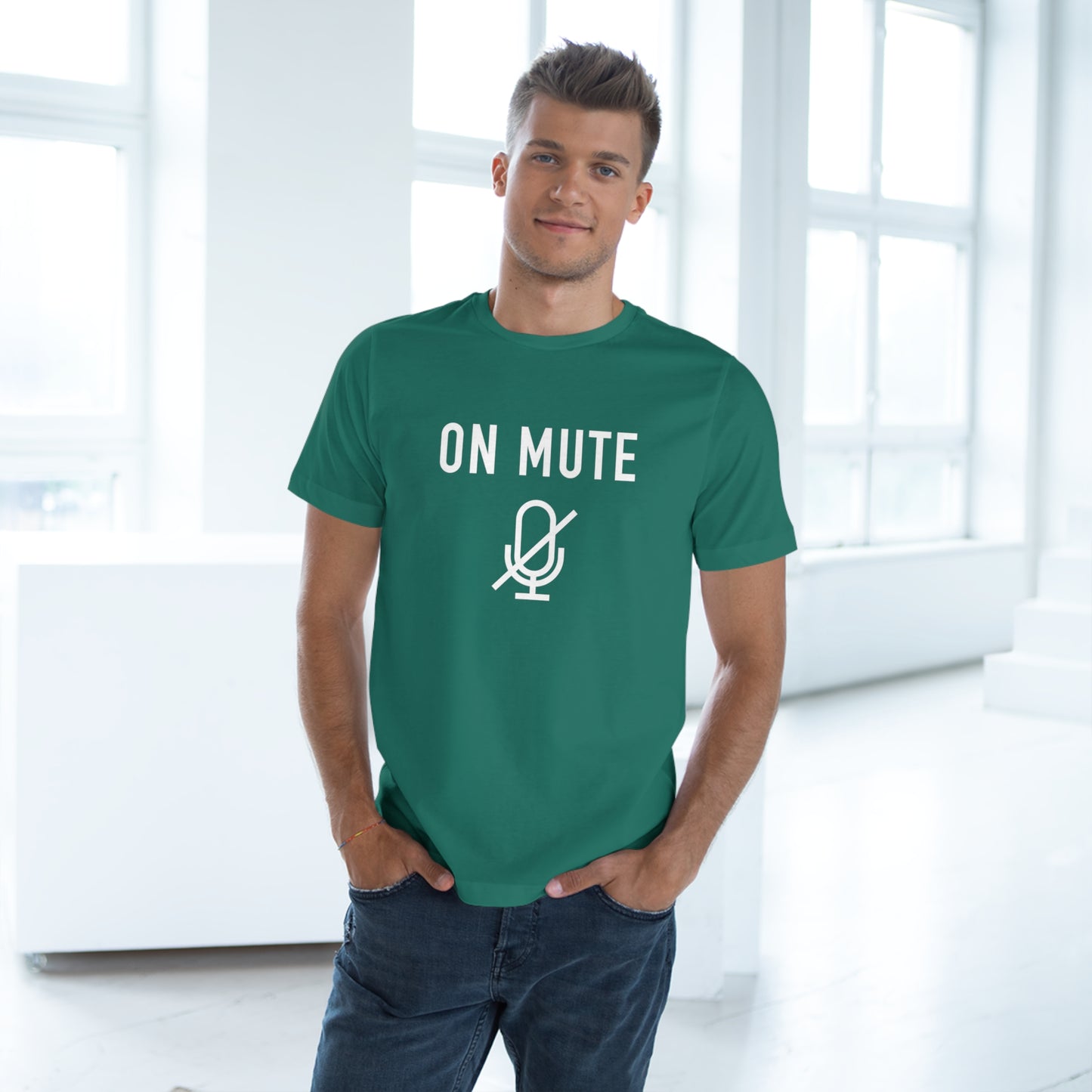 On Mute Unisex Deluxe T-shirt