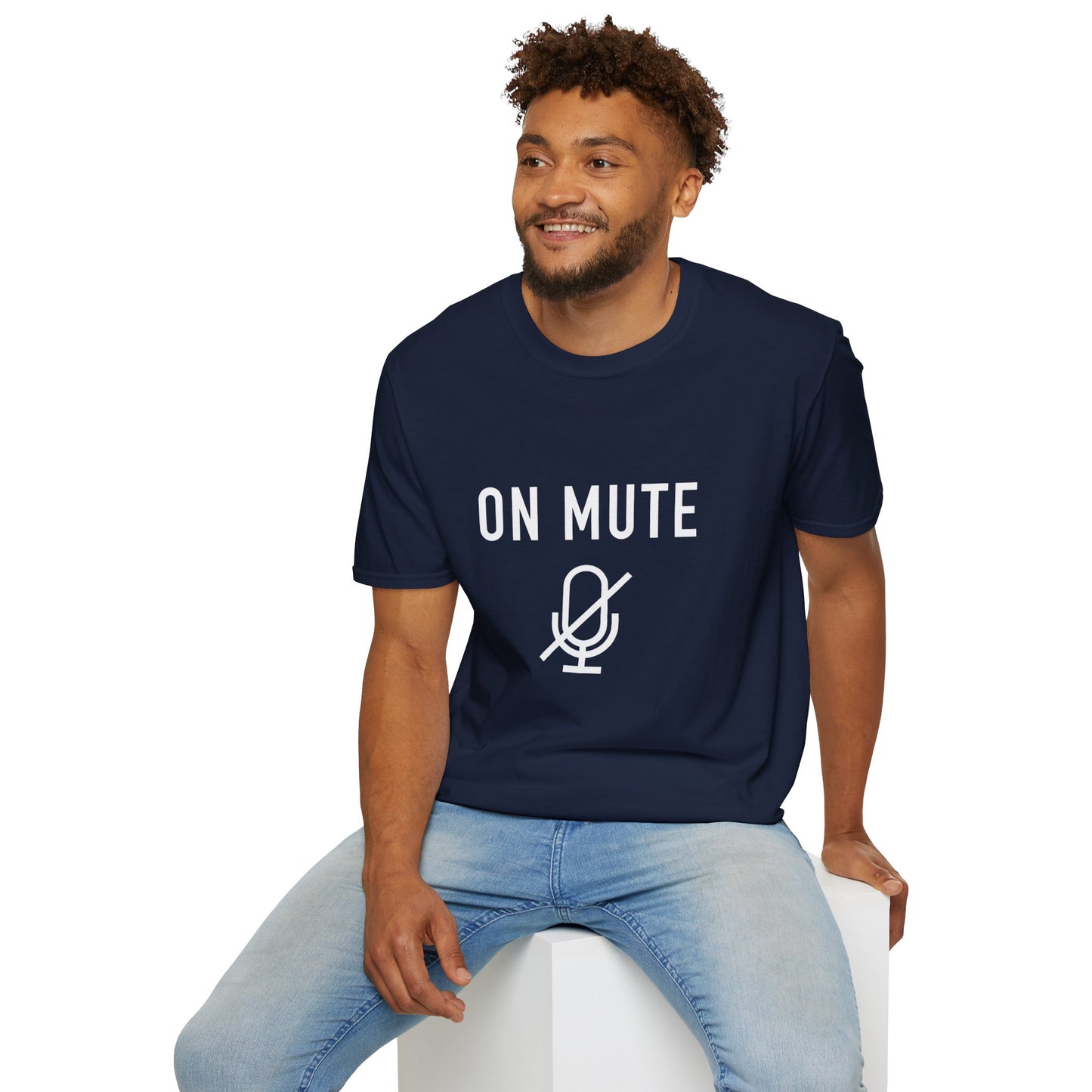 On Mute Unisex Softstyle T-Shirt