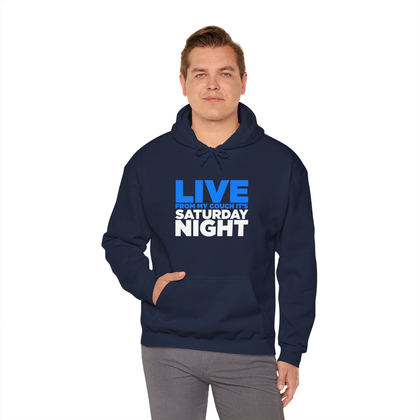 Live From My Couch Unisex Heavy Blend™ Hooded Sweatshirt