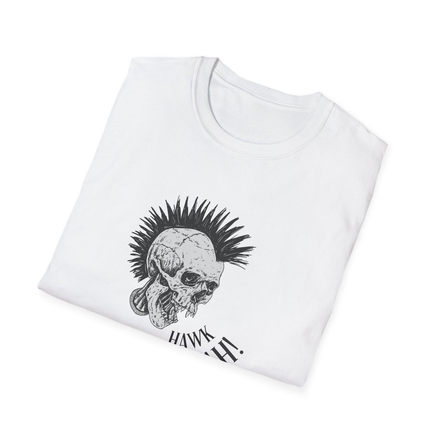 Hawk Boo-Ah! Punk Skull Unisex Softstyle T-Shirt