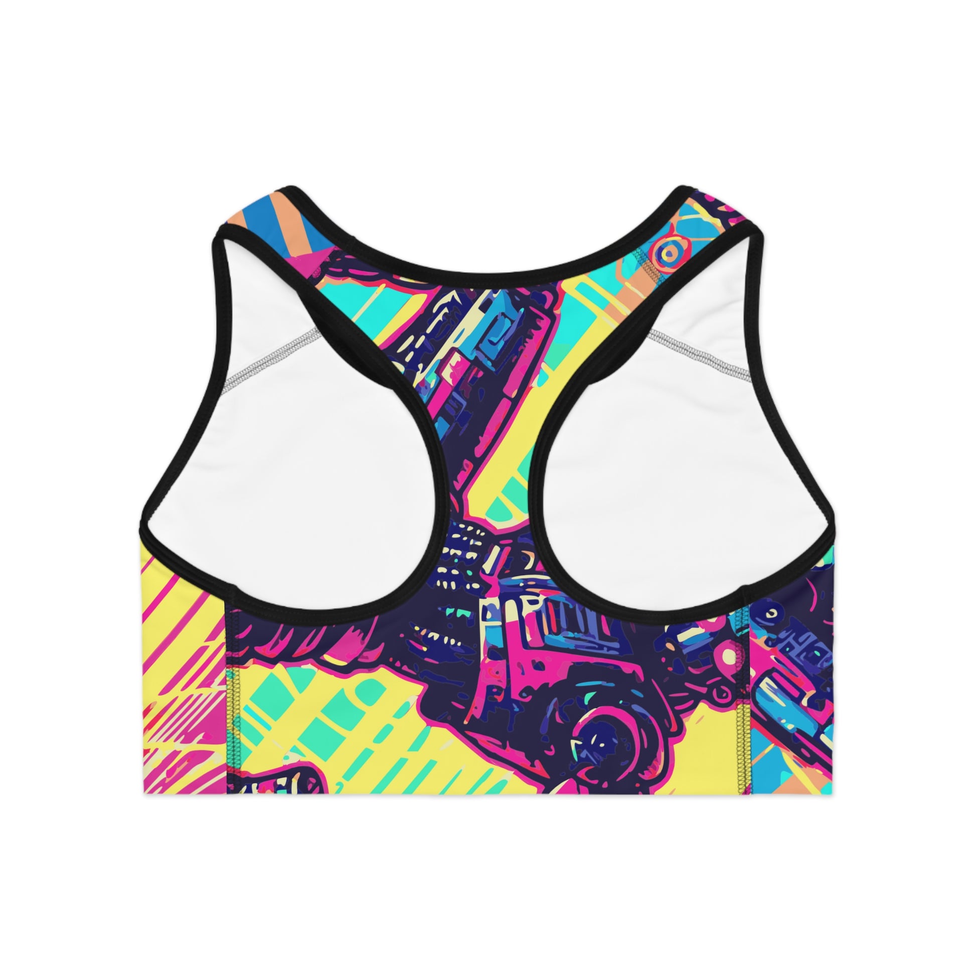 Cyberpunk Robot Sports Bra