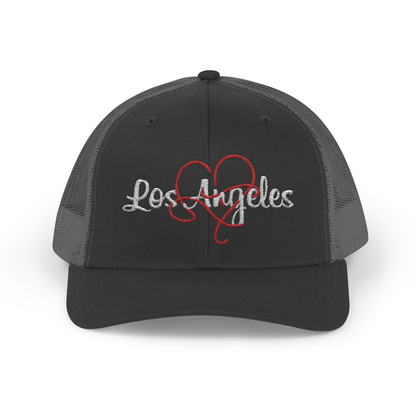 Trendy Los Angeles Heart Snapback Trucker Cap, Perfect Gift for Californians, Summer Style, Travel, Outdoor Adventures