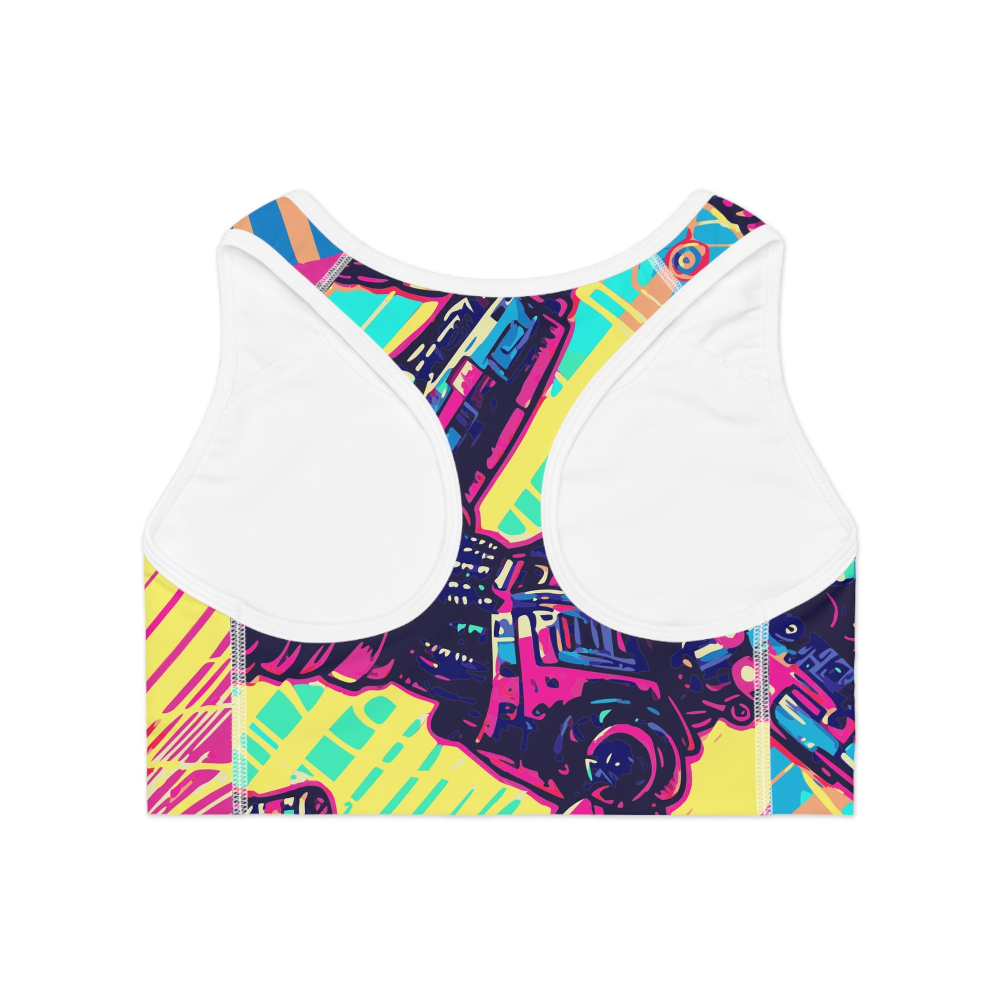 Cyberpunk Robot Sports Bra