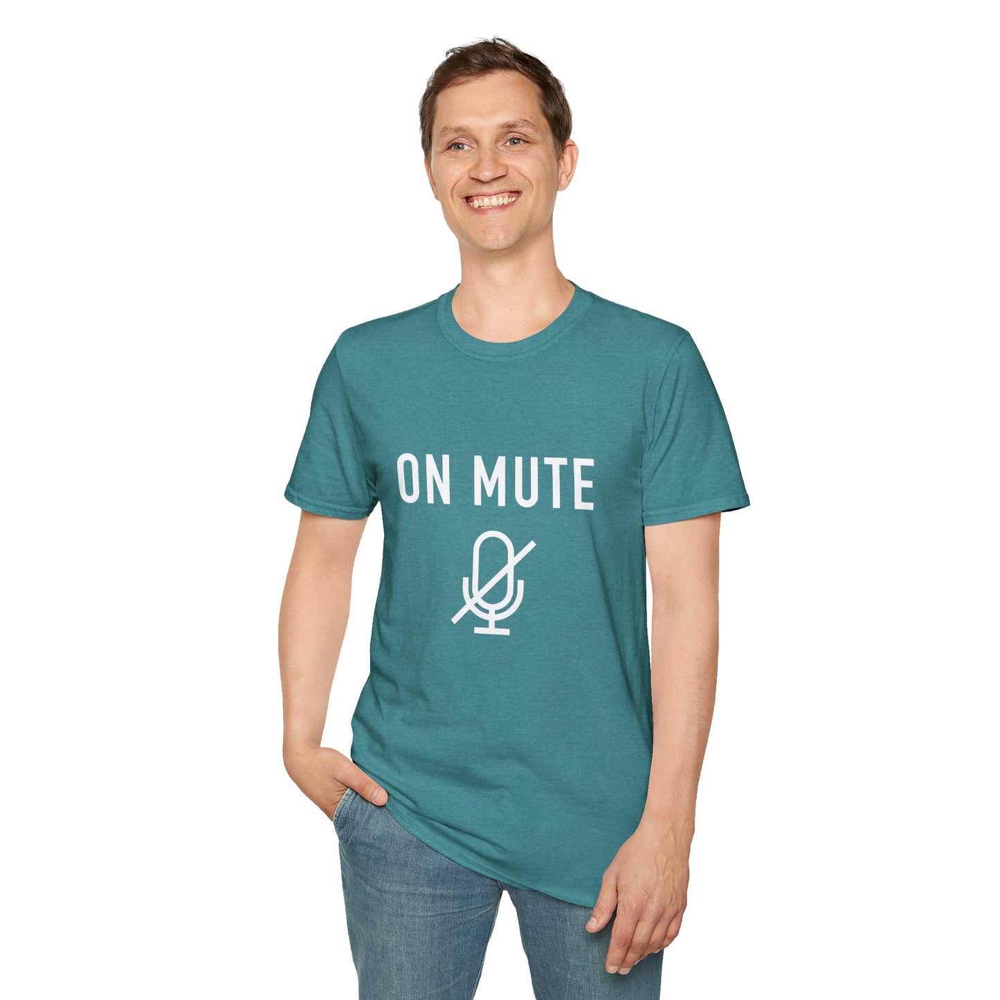 On Mute Unisex Softstyle T-Shirt