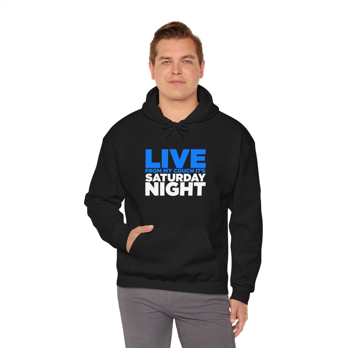 Live From My Couch Unisex Heavy Blend™ Hooded Sweatshirt