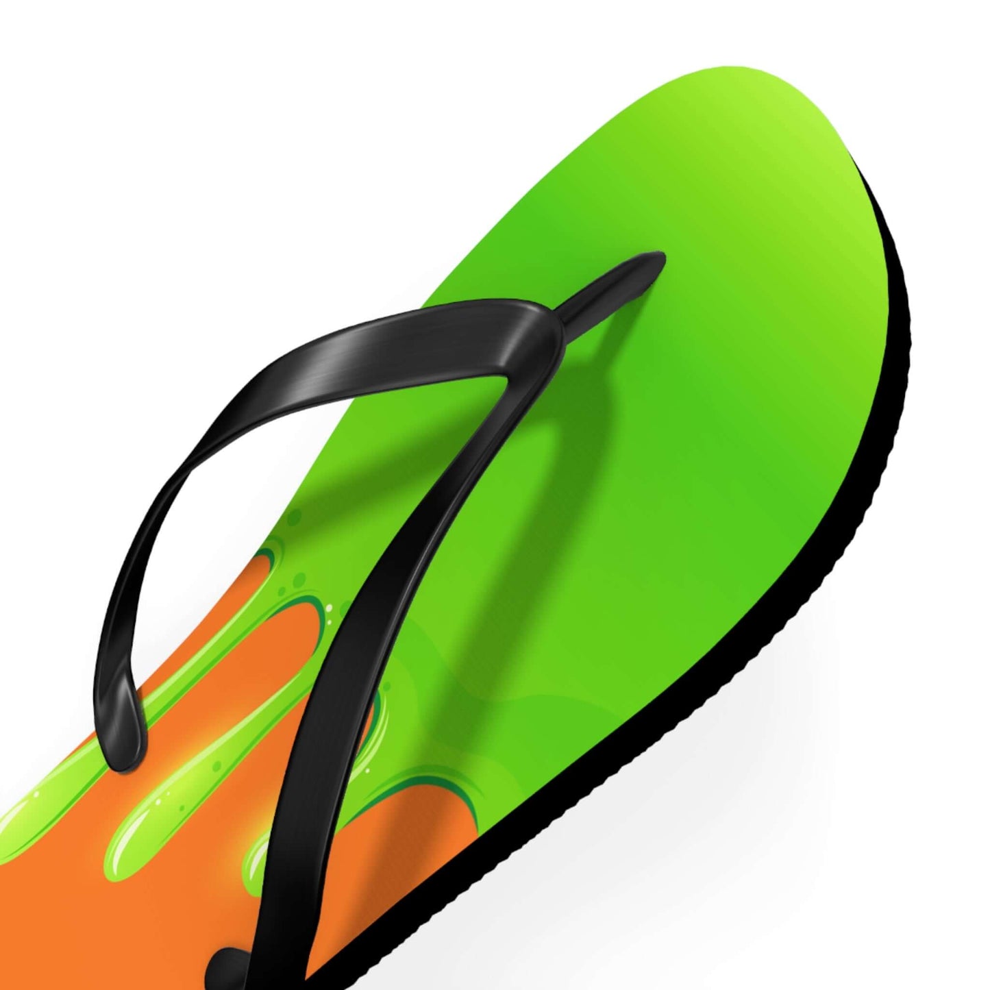 Green Slime Flip Flops