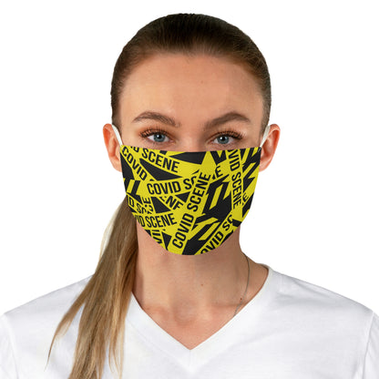 Covid Scene Fabric Face Mask