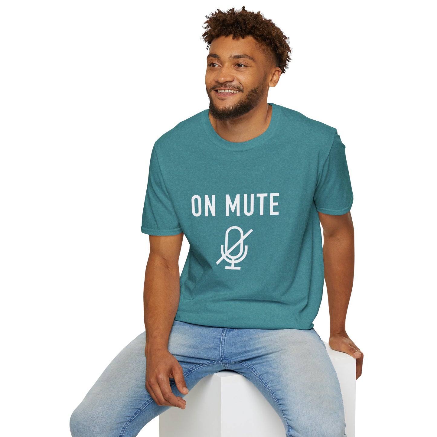 On Mute Unisex Softstyle T-Shirt