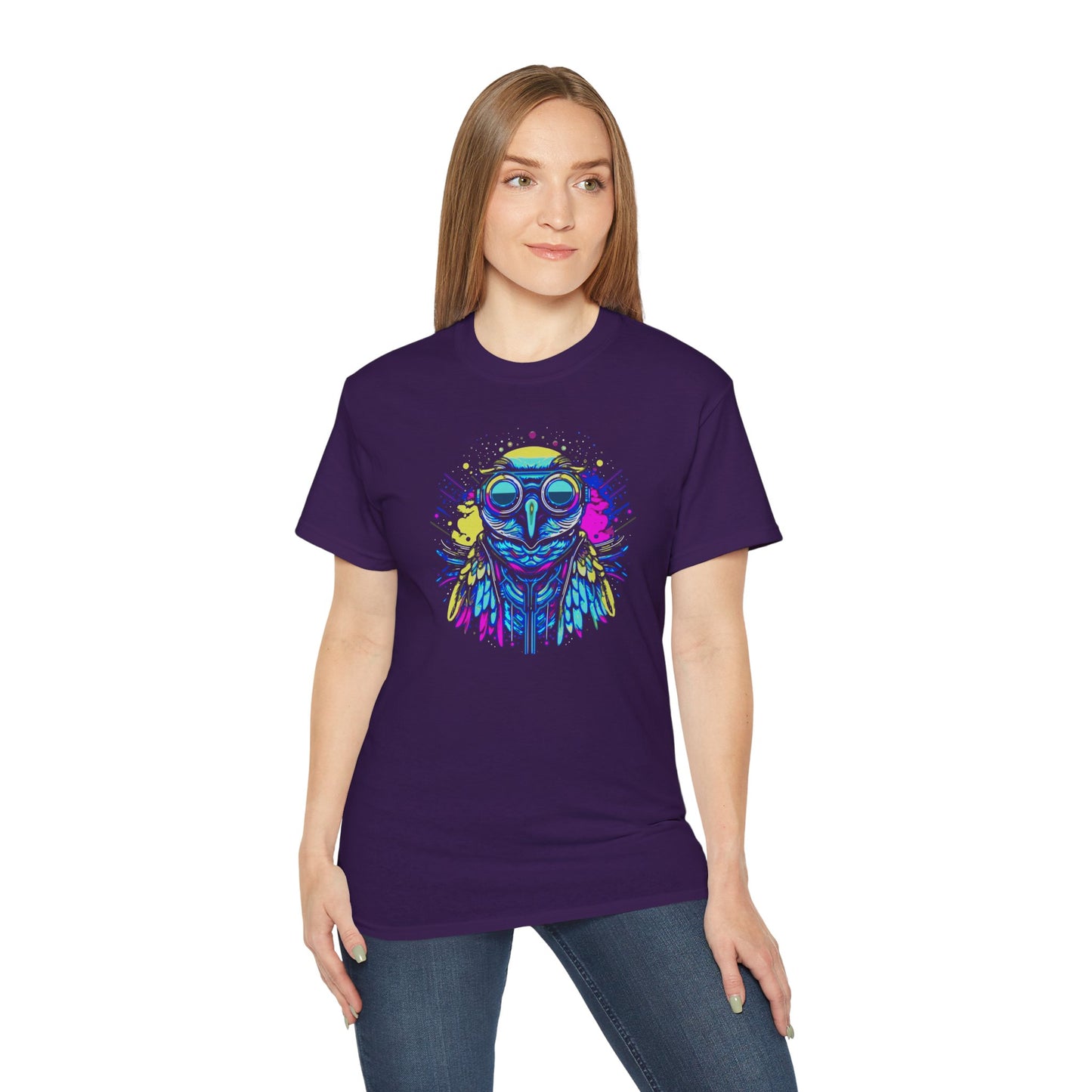 Cyberpunk Owl Utlra Cotten Tee