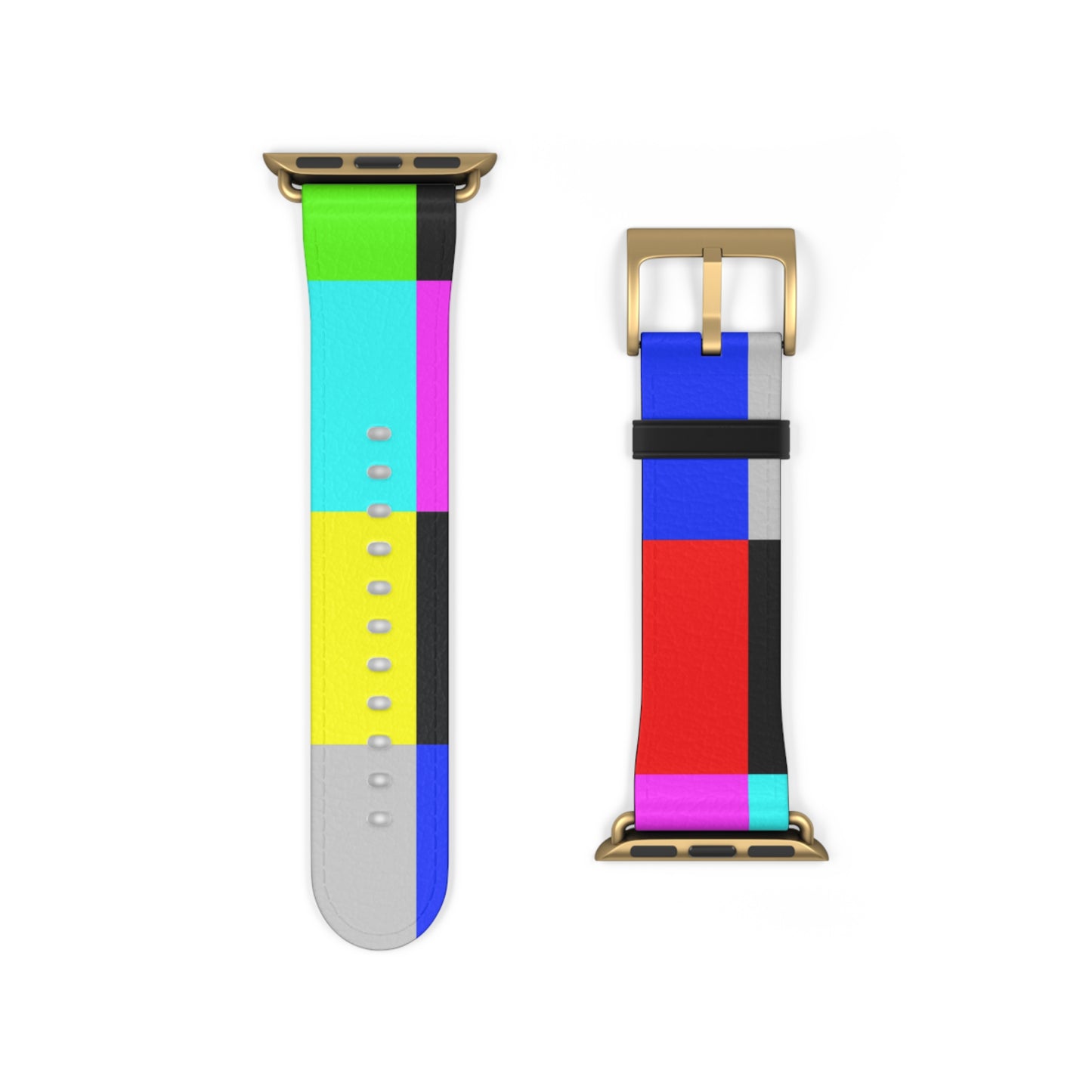 TV Color Bars Watch Band