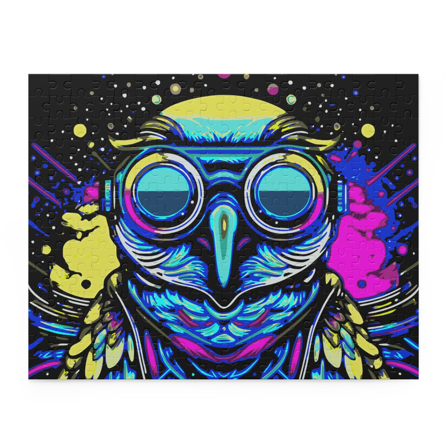 Cyberpunk Owl Puzzle