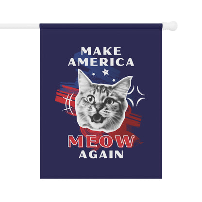 Make America Meow Again Political Cat Meme Garden & House Banner