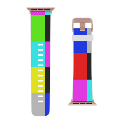 TV Color Bars Watch Band for Apple Watch