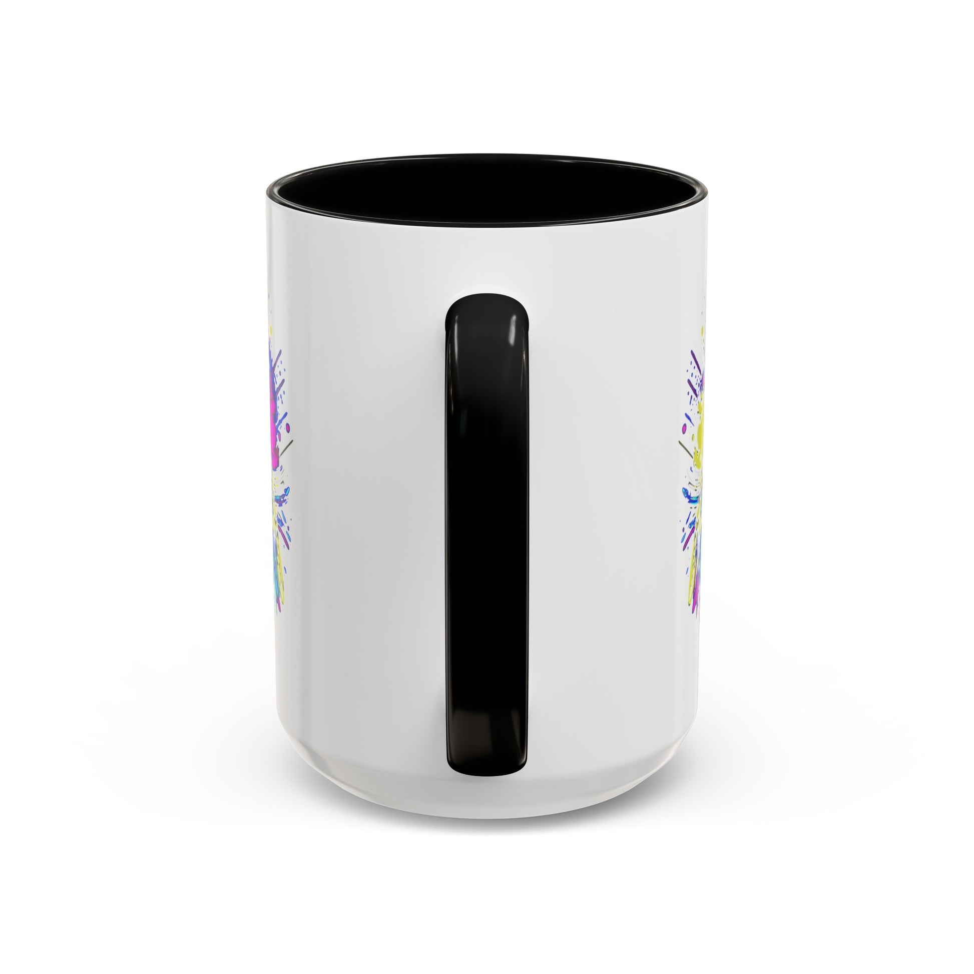 Cyberpunk Owl Accent Coffee Mug (11, 15oz)