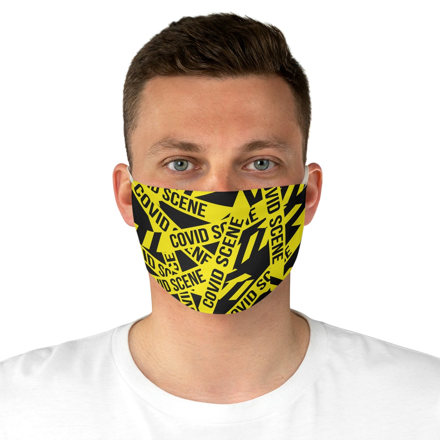 Covid Scene Fabric Face Mask