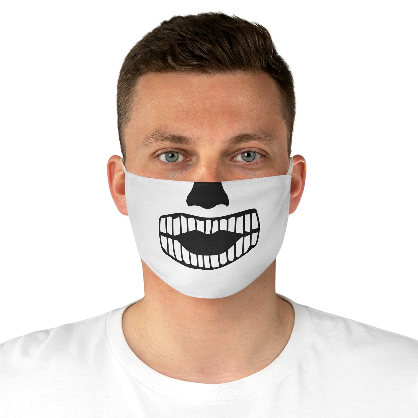 Skull Teeth Fabric Face Mask