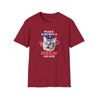 Make America Meow Again Political Meme Softstyle T-Shirt