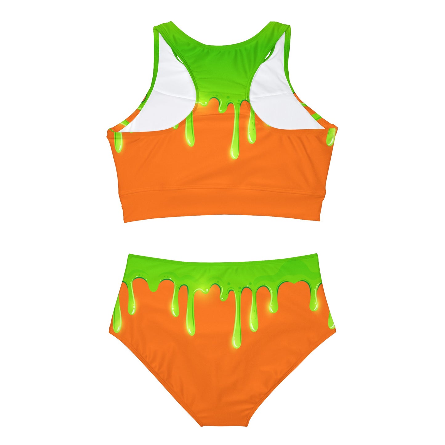 Green Slime Sporty Bikini Set