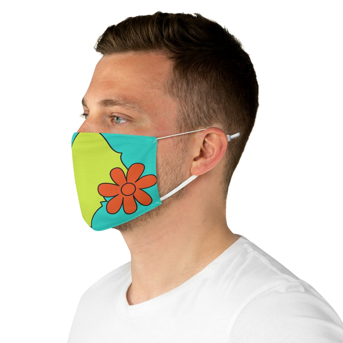 Groovy Fabric Face Mask