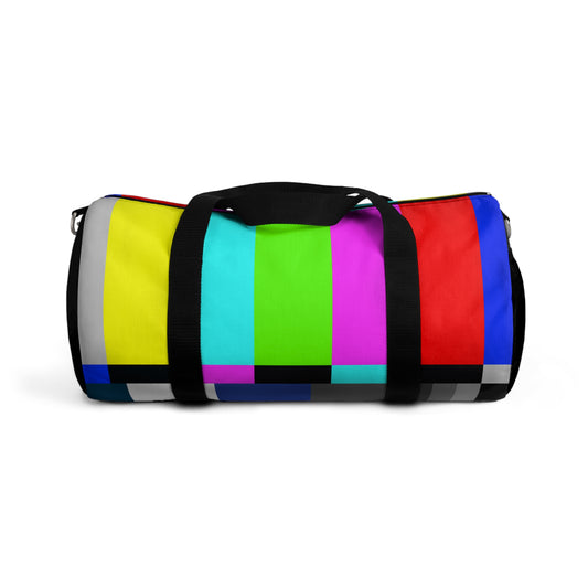 TV Color Bars Duffel Bag