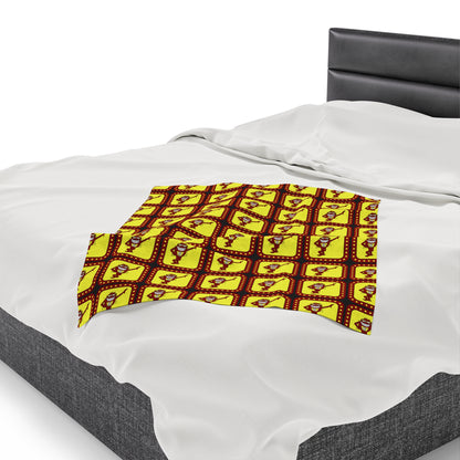 Game Show Whammy Velveteen Plush Blanket