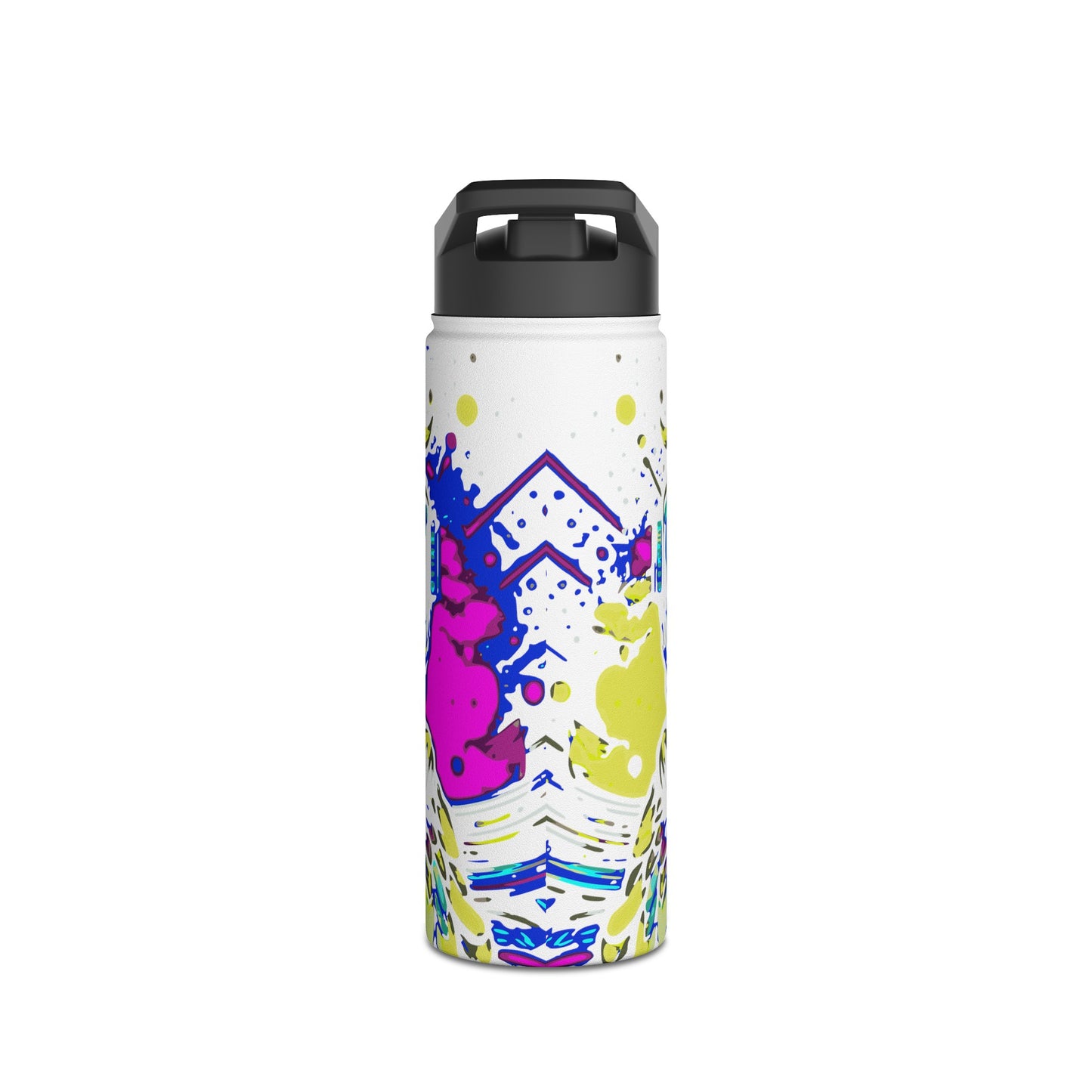 Cyberpunk Owl Stainless Steel Water Bottle