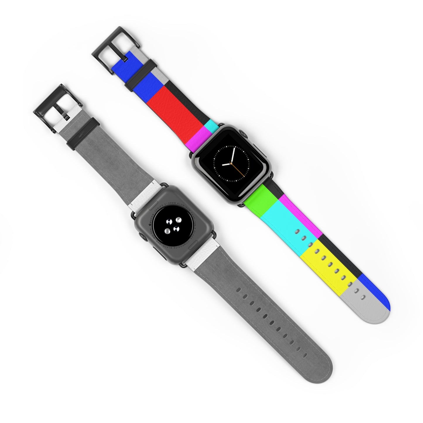 TV Color Bars Watch Band